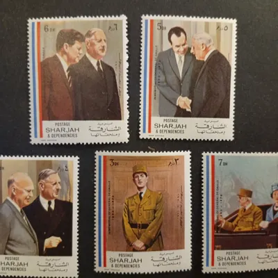 Lot Timbres charles de Gaulle 🇨🇵